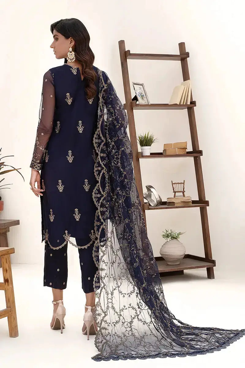 Zarif | Nazneen Formals | ZN 09 DEEP PINE - Pakistani Designer Dress - by Zarif | Type: Formal - 100% Original at Saira Sultan