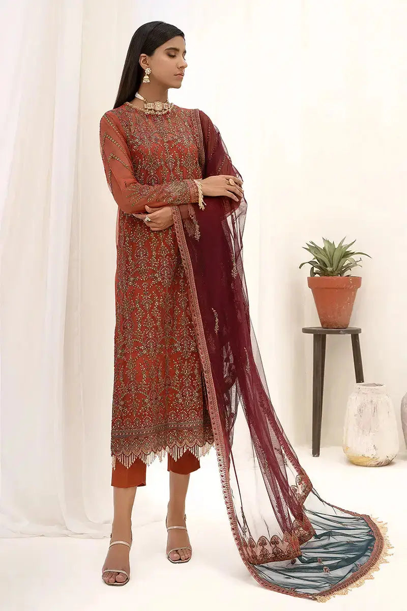 Zarif | Nazneen Formals | ZN 05 IRIS - Pakistani Designer Dress - by Zarif | Type: Formal - 100% Original at Saira Sultan