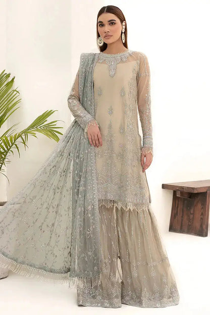 Zarif | Nazneen Formals | ZN 04 MOON LIGHT - Pakistani Designer Dress - by Zarif | Type: Formal - 100% Original at Saira Sultan