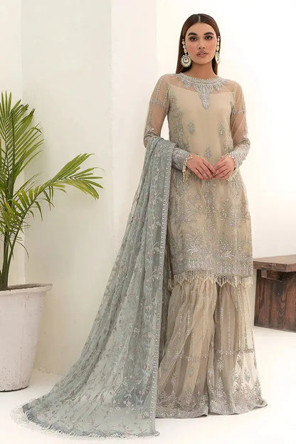 Zarif | Nazneen Formals | ZN 04 MOON LIGHT - Pakistani Designer Dress - by Zarif | Type: Formal - 100% Original at Saira Sultan