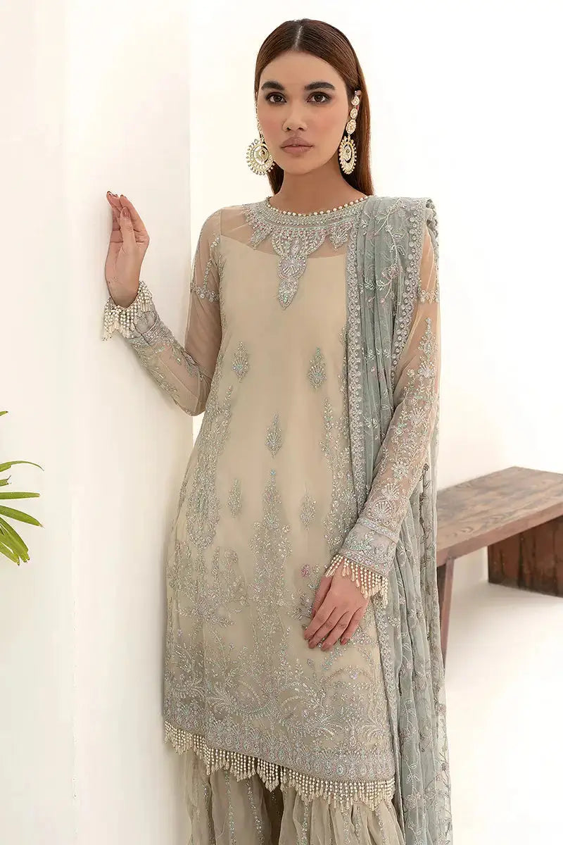 Zarif | Nazneen Formals | ZN 04 MOON LIGHT - Pakistani Designer Dress - by Zarif | Type: Formal - 100% Original at Saira Sultan