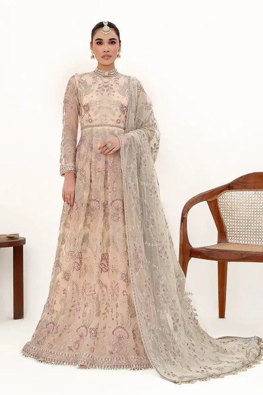 Zarif | Nazneen Formals | ZN 08 ROSERIE - Pakistani Designer Dress - by Zarif | Type: Formal - 100% Original at Saira Sultan