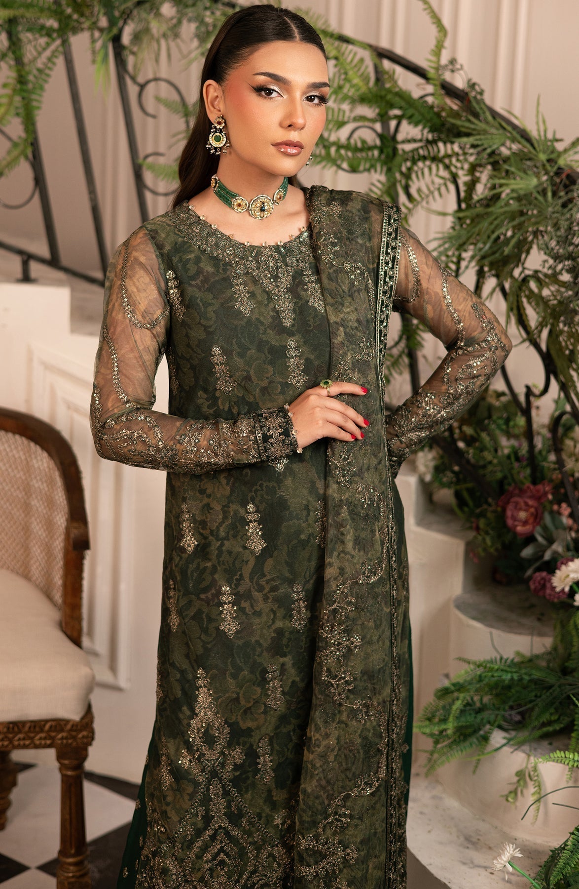 Zarif | Inayat Wedding Formals |  ZRI 06 FITOOR - Pakistani Designer Dress - by Zarif | Type: Ladies Clothes - 100% Original at Saira Sultan