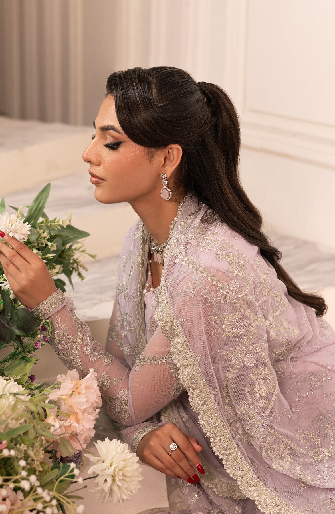 Zarif | Inayat Wedding Formals |  ZRI 03 MAНТААВ - Pakistani Designer Dress - by Zarif | Type: Ladies Clothes - 100% Original at Saira Sultan