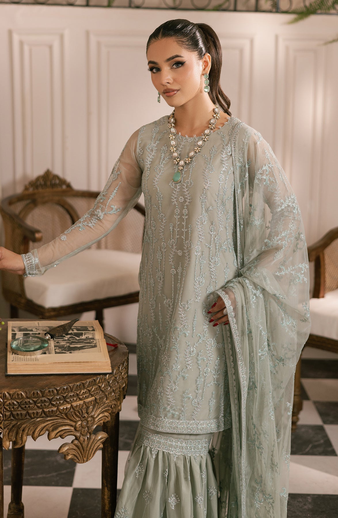 Zarif | Inayat Wedding Formals |  ZRI 02 GULZAAR - Pakistani Designer Dress - by Zarif | Type: Ladies Clothes - 100% Original at Saira Sultan