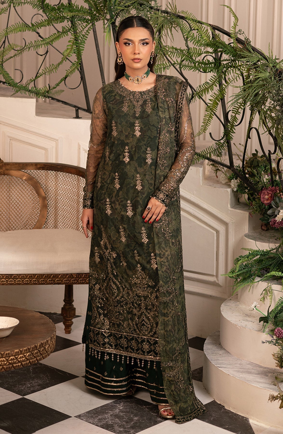 Zarif | Inayat Wedding Formals |  ZRI 06 FITOOR - Pakistani Designer Dress - by Zarif | Type: Ladies Clothes - 100% Original at Saira Sultan