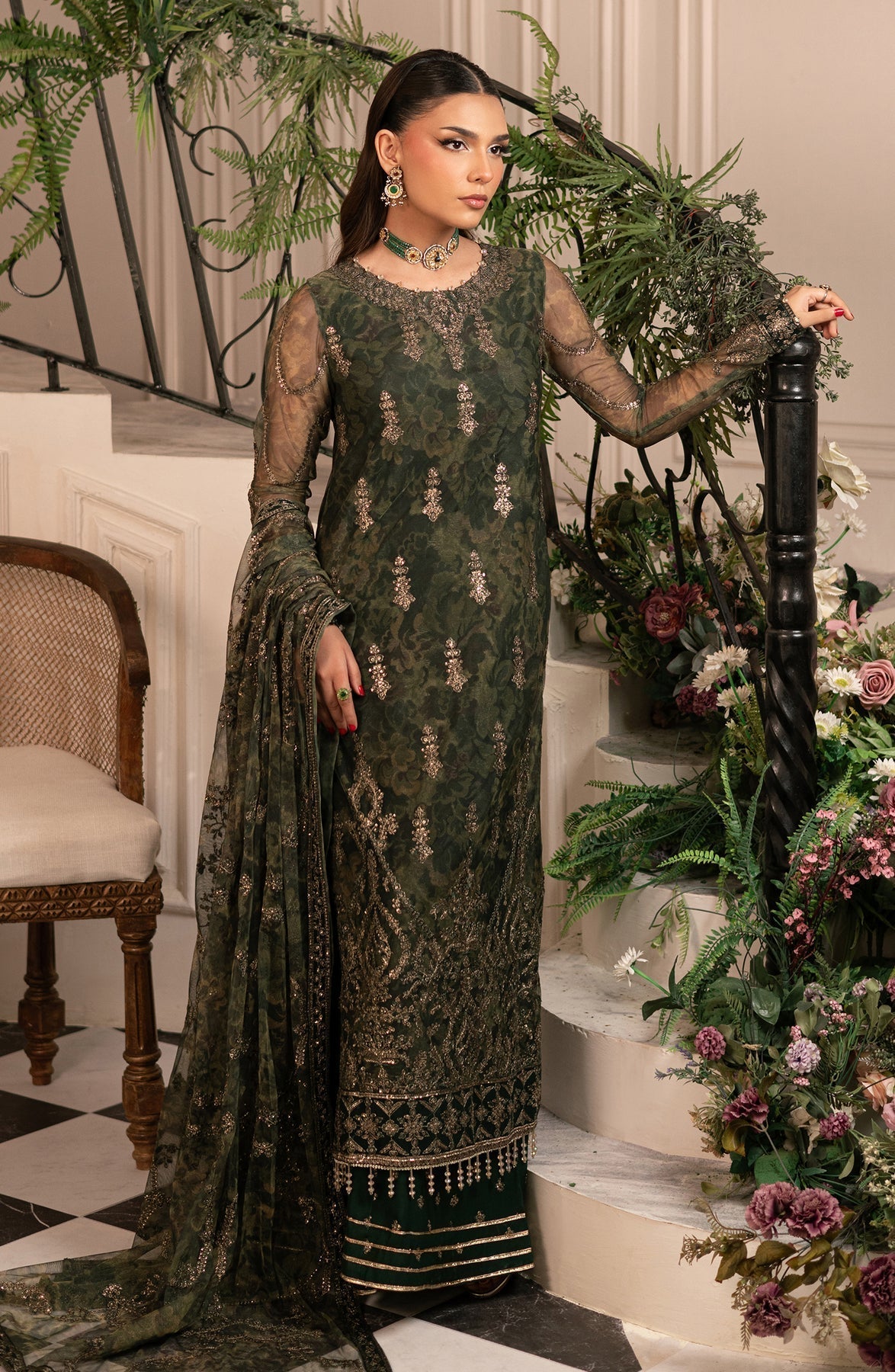 Zarif | Inayat Wedding Formals |  ZRI 06 FITOOR - Pakistani Designer Dress - by Zarif | Type: Ladies Clothes - 100% Original at Saira Sultan