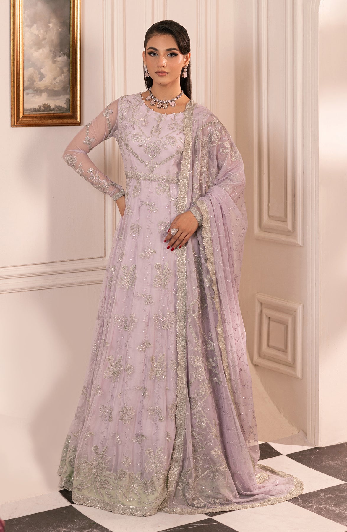 Zarif | Inayat Wedding Formals |  ZRI 03 MAНТААВ - Pakistani Designer Dress - by Zarif | Type: Ladies Clothes - 100% Original at Saira Sultan