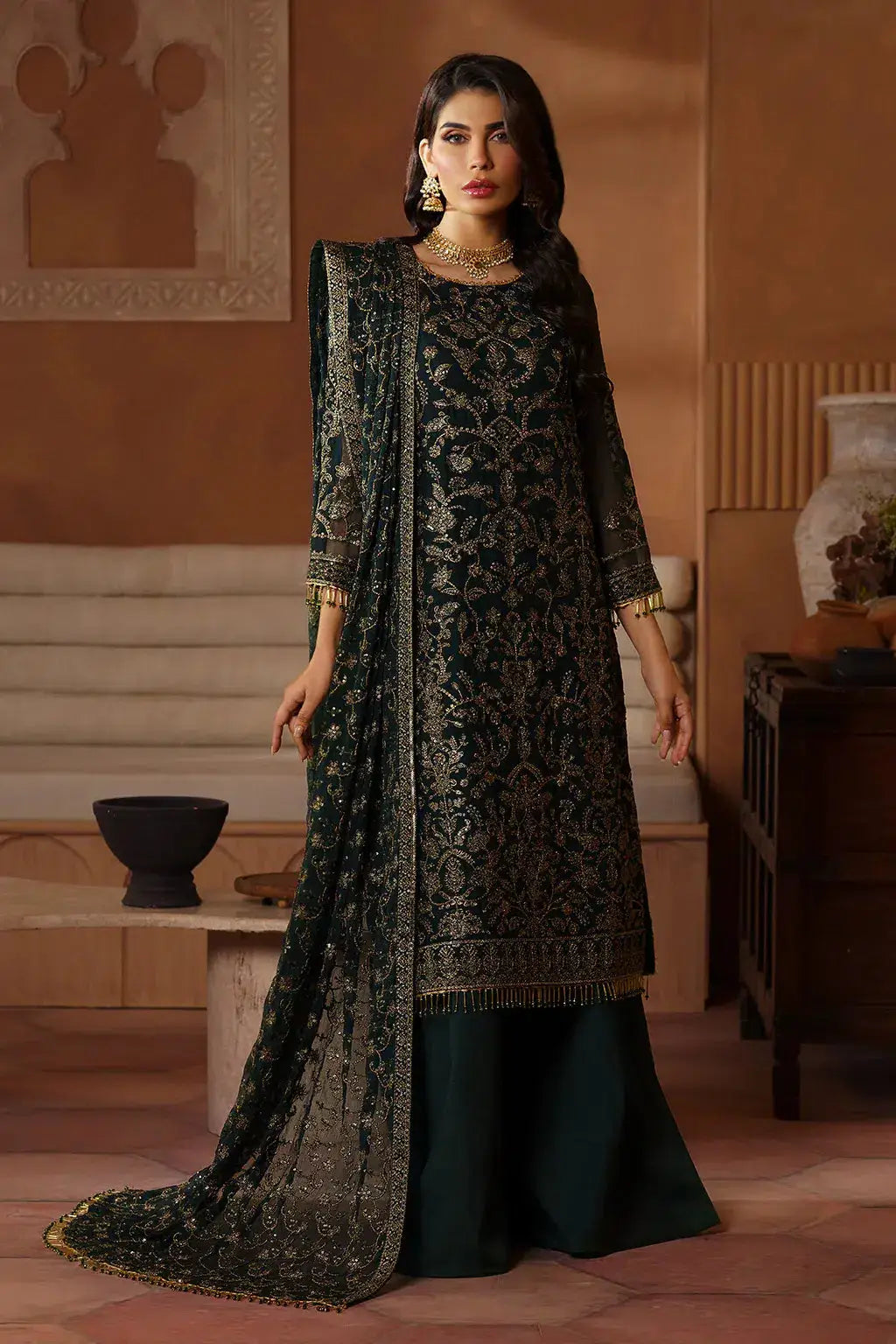 Zarif | Nauroz Festive Formals | ZFN 08 HAMAYAL - Pakistani Designer Dress - by Zarif | Type: Formal - 100% Original at Saira Sultan