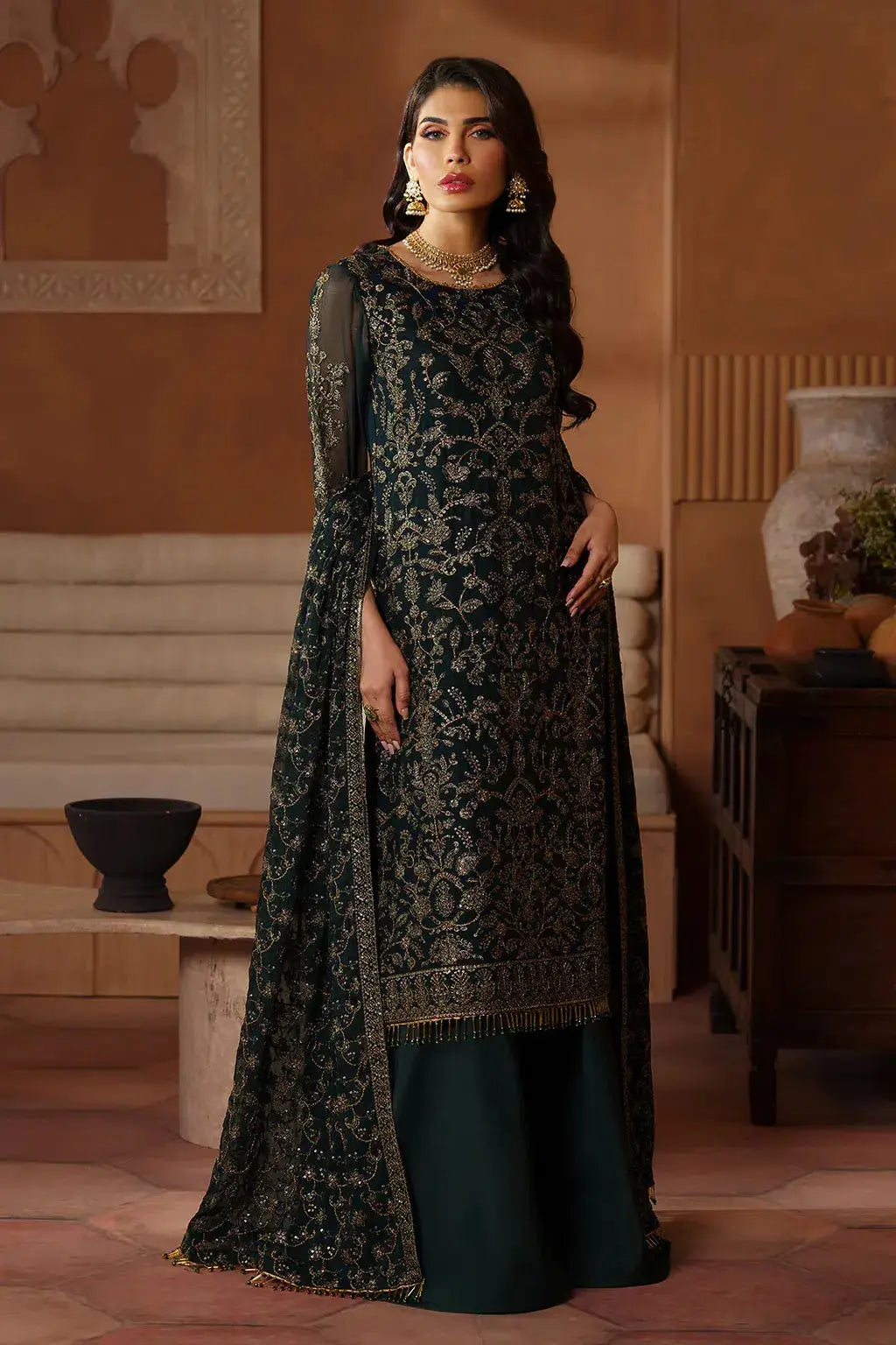 Zarif | Nauroz Festive Formals | ZFN 08 HAMAYAL - Pakistani Designer Dress - by Zarif | Type: Formal - 100% Original at Saira Sultan