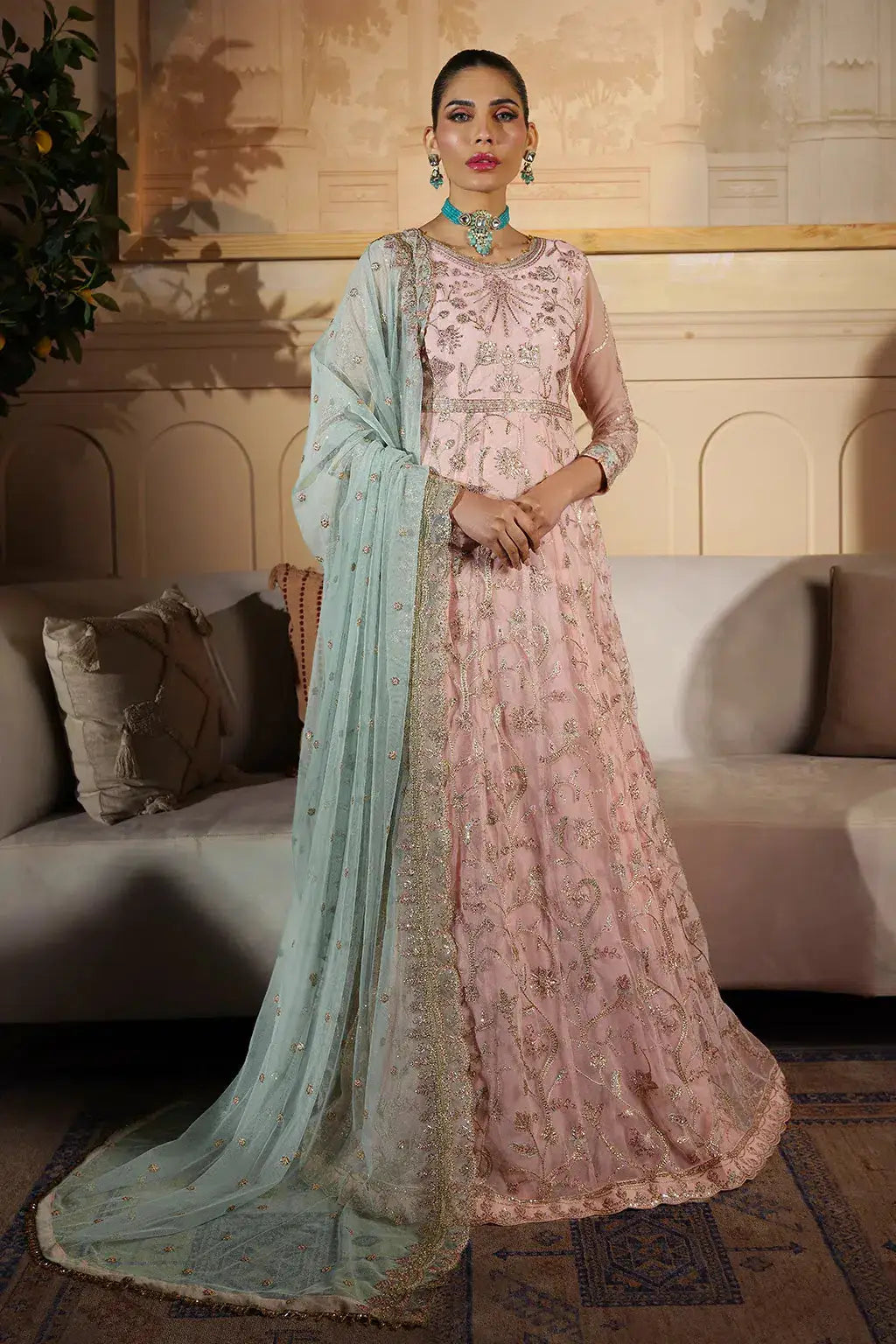 Zarif | Nauroz Festive Formals | ZFN 04 SAMARA - Pakistani Designer Dress - by Zarif | Type: Formal - 100% Original at Saira Sultan