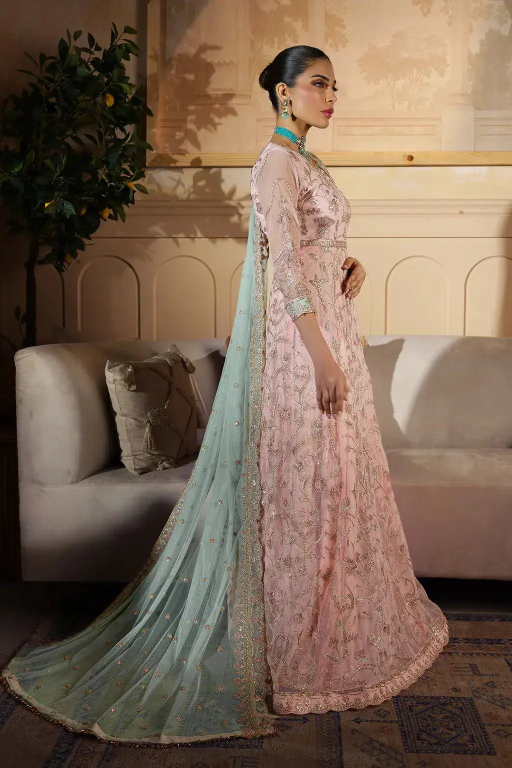 Zarif | Nauroz Festive Formals | ZFN 04 SAMARA - Pakistani Designer Dress - by Zarif | Type: Formal - 100% Original at Saira Sultan