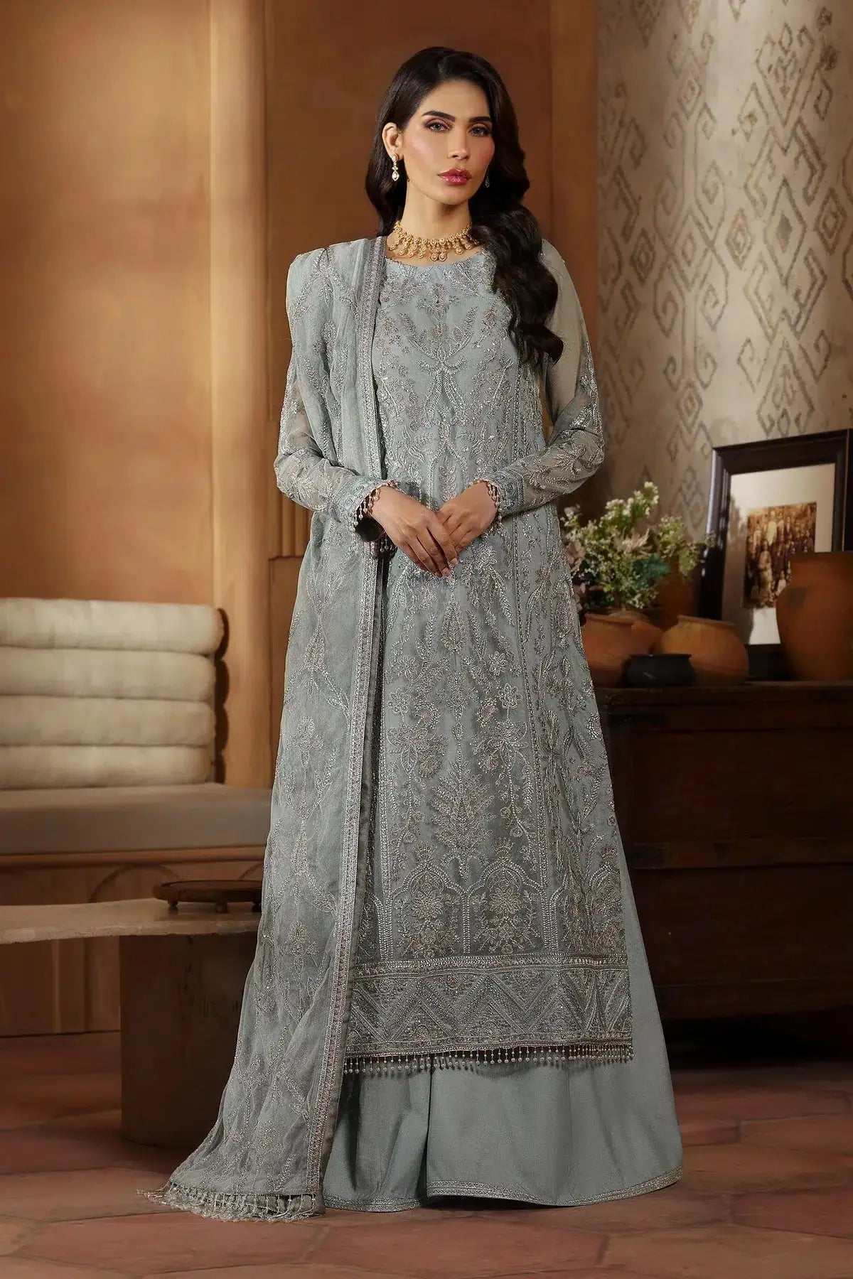 Zarif | Nauroz Festive Formals | ZFN 02 AMROZE - Pakistani Designer Dress - by Zarif | Type: Formal - 100% Original at Saira Sultan