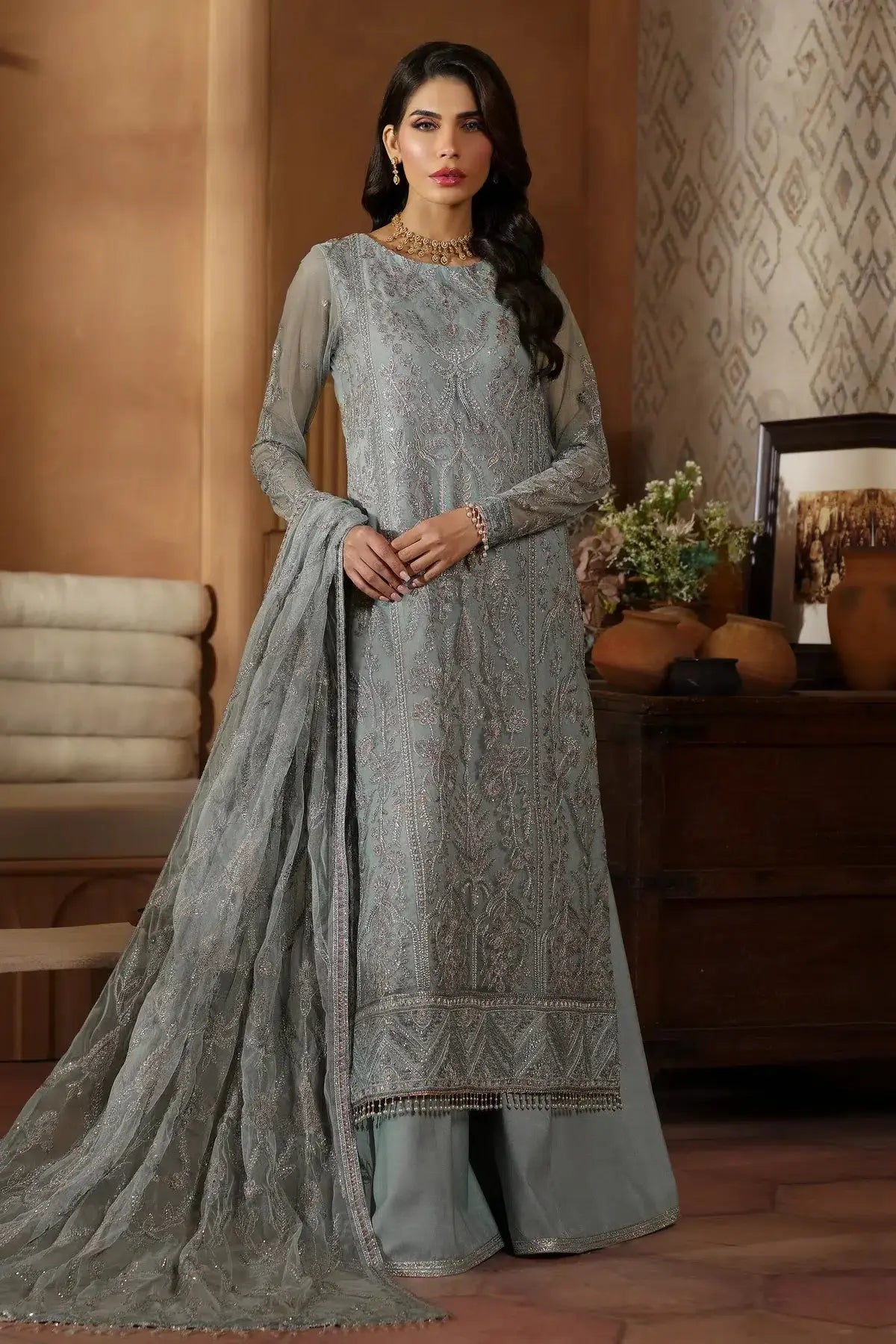 Zarif | Nauroz Festive Formals | ZFN 02 AMROZE - Pakistani Designer Dress - by Zarif | Type: Formal - 100% Original at Saira Sultan