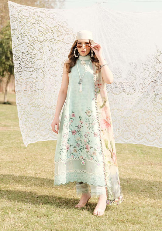 Zarqash | Luxe Lawn 24 | ZQ 8 - Pakistani Designer Dress - by Zarqash | Type: Luxury - 100% Original at Saira Sultan