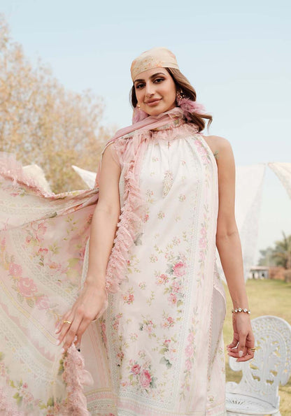 Zarqash | Luxe Lawn 24 | ZQ 5 - Pakistani Designer Dress - by Zarqash | Type: Luxury - 100% Original at Saira Sultan