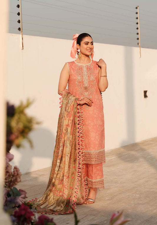 Zarqash | Luxe Lawn 24 | ZQ 4 - Pakistani Designer Dress - by Zarqash | Type: Luxury - 100% Original at Saira Sultan
