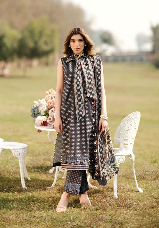 Zarqash | Luxe Lawn 24 | ZQ 2 - Pakistani Designer Dress - by Zarqash | Type: Luxury - 100% Original at Saira Sultan