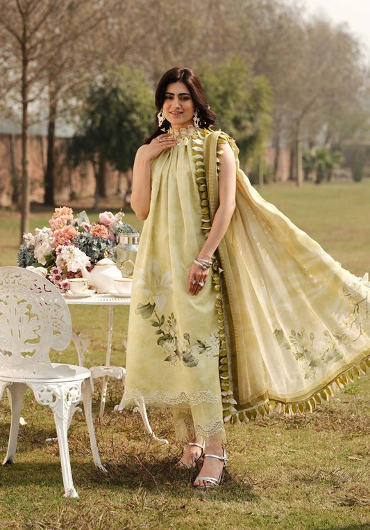 Zarqash | Luxe Lawn 24 | ZQ 13 - Pakistani Designer Dress - by Zarqash | Type: Luxury - 100% Original at Saira Sultan