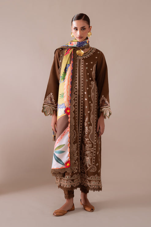 Aabyaan | Miraal Signature Embroidered Viscose 25 | ZARRAH (AV-06) by Aabyaan - Designer Dress - Type : Ladies Clothes - Available at Saira Sultan - 100% Original 