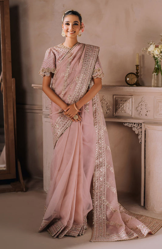 Zevk | Malika Jaan Bridals | MALLIKA JAAN XS Lilac Tusel Silk