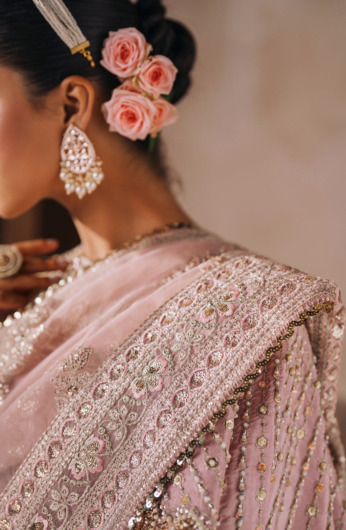 Zevk | Malika Jaan Bridals | MALLIKA JAAN XL Lilac Tusel Silk