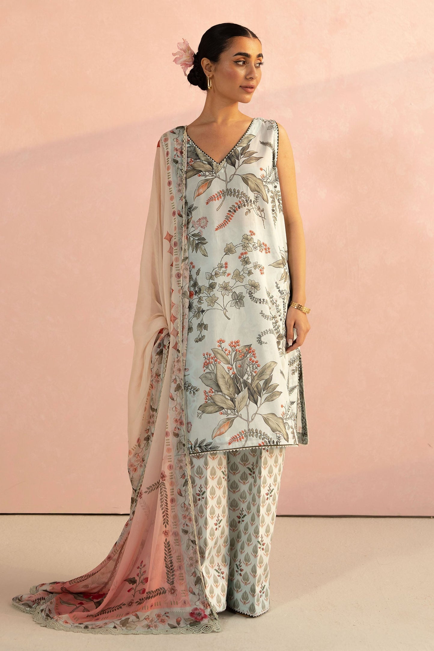 Zara Shahjahan | Coco Prints 25 | Zoe-7A XS Off White Lawn