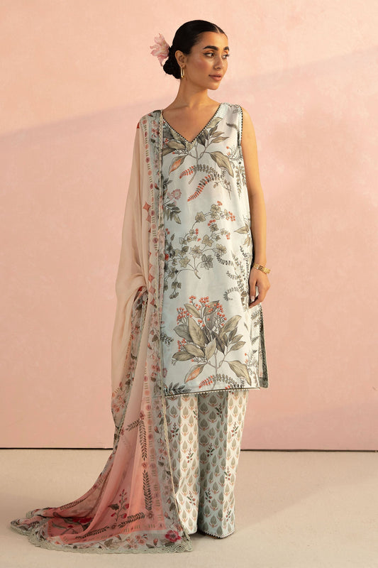 Zara Shahjahan | Coco Prints 25 | Zoe-7A XS Off White Lawn