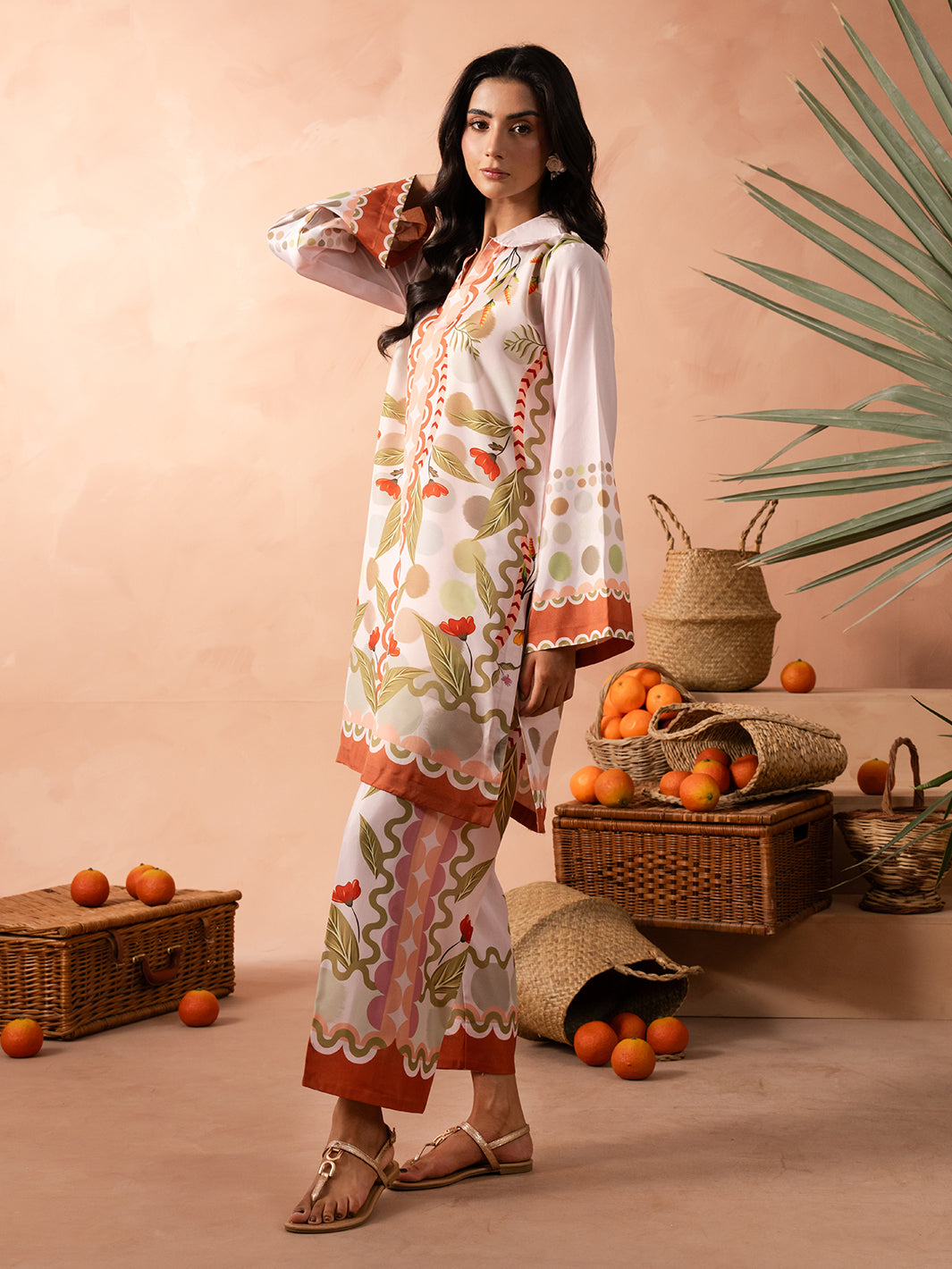 IZEL | Sunset street Pret |ZOLEA - Pakistani Designer Dress - by Izel - Type : Ladies Clothes - 100% Original at Saira Sultan
