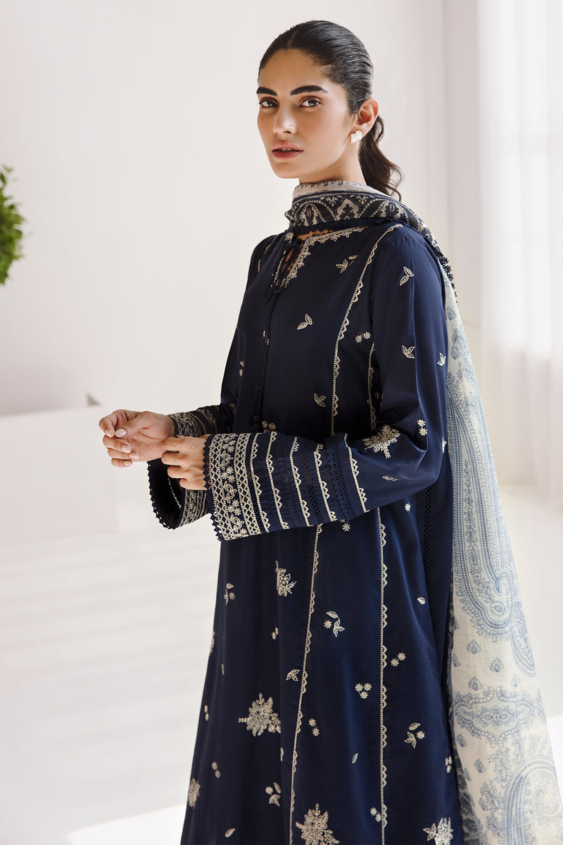 Jazmin | Summer Lawn 25 | USE-9031 M Navy Blue Lawn