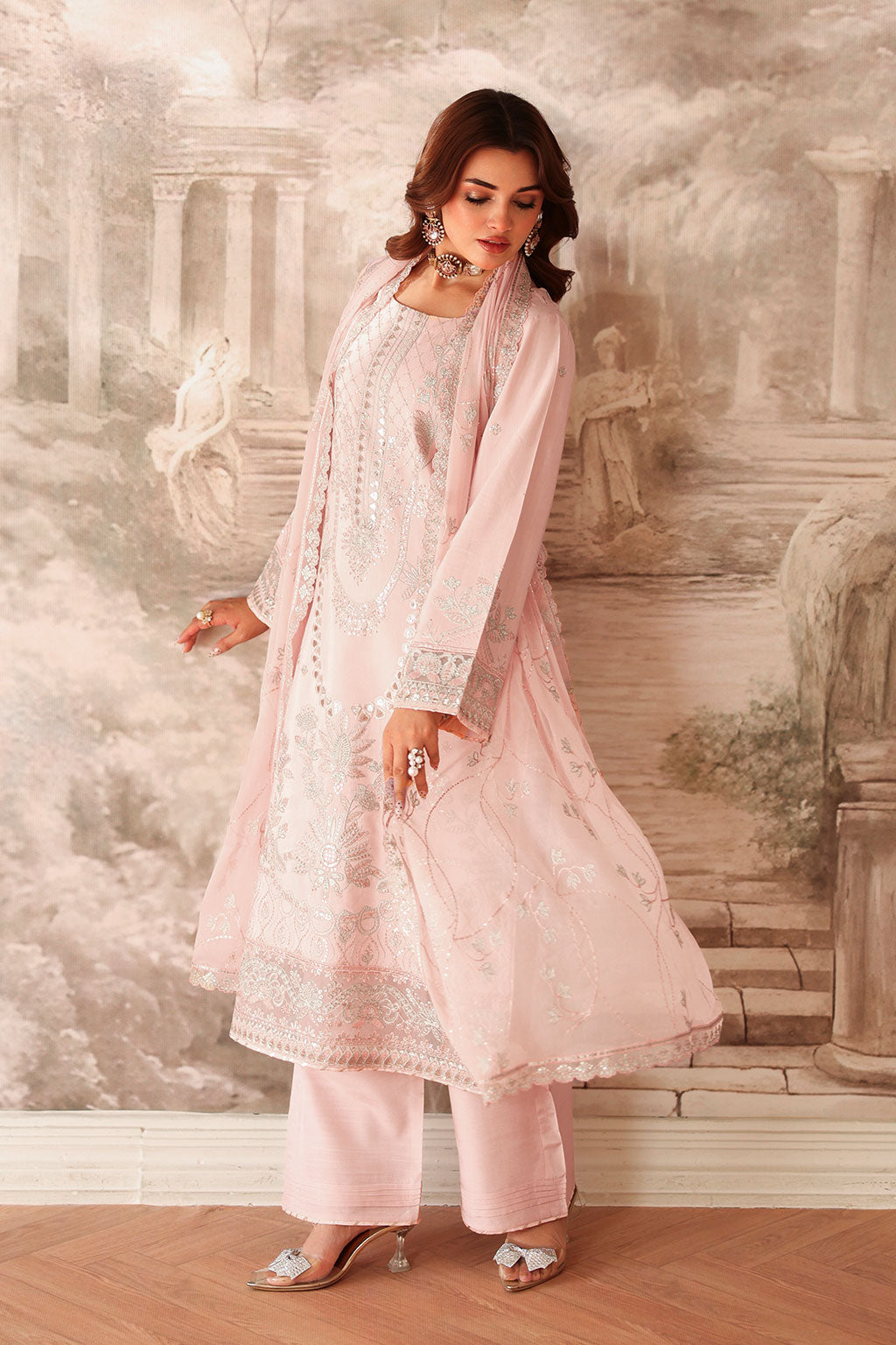 Ramsha | Aangan Luxury Raw silk | AA-202 by Ramsha - Designer Dress  - Type : Ladies Clothes - Available at Saira Sultan - 100% Original 