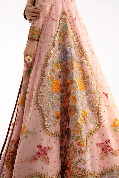 Fahad Hussayn | Ashk o Atar | AFSANEH Custom Size Pink Net