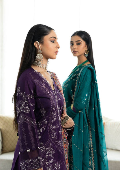 Aik Atelier | Samah Lawn 24 | LOOK 03 - Pakistani Designer Dress - by Aik Atelier | Type: Luxury - 100% Original at Saira Sultan
