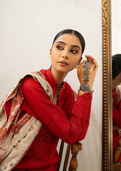 Aik Atelier | Samah Lawn 24 | LOOK 08 - Pakistani Designer Dress - by Aik Atelier | Type: Luxury - 100% Original at Saira Sultan