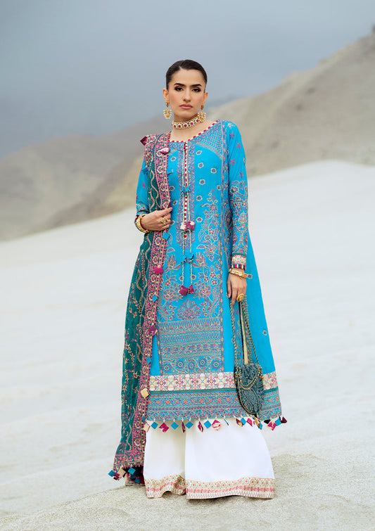 Rangrasiya | Lifestyle Summer Edit 25 | LOOK 05 XS Denium Blue Lawn