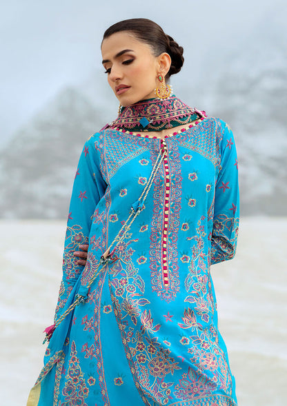 Rangrasiya | Lifestyle Summer Edit 25 | LOOK 05 L Denium Blue Lawn