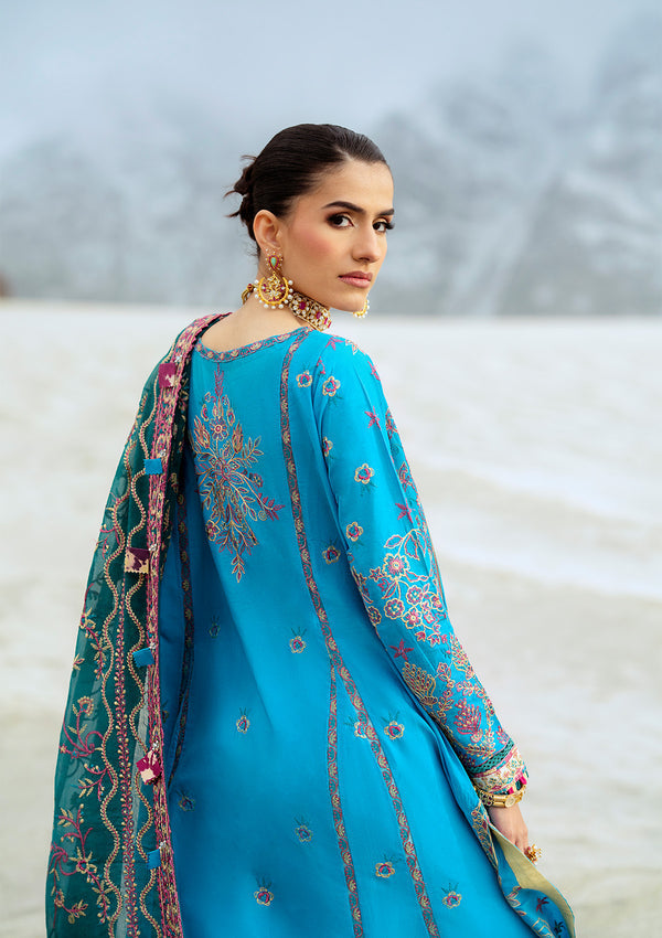 Rangrasiya | Lifestyle Summer Edit 25 | LOOK 05 S Denium Blue Lawn