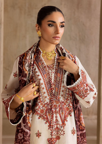 Aik Atelier | RTW 25 | LOOK 04 L Ivory Jacquard Lawn