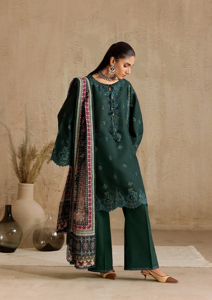 Aik Atelier | RTW 25 | LOOK 07 L Deep Teal Green Lawn