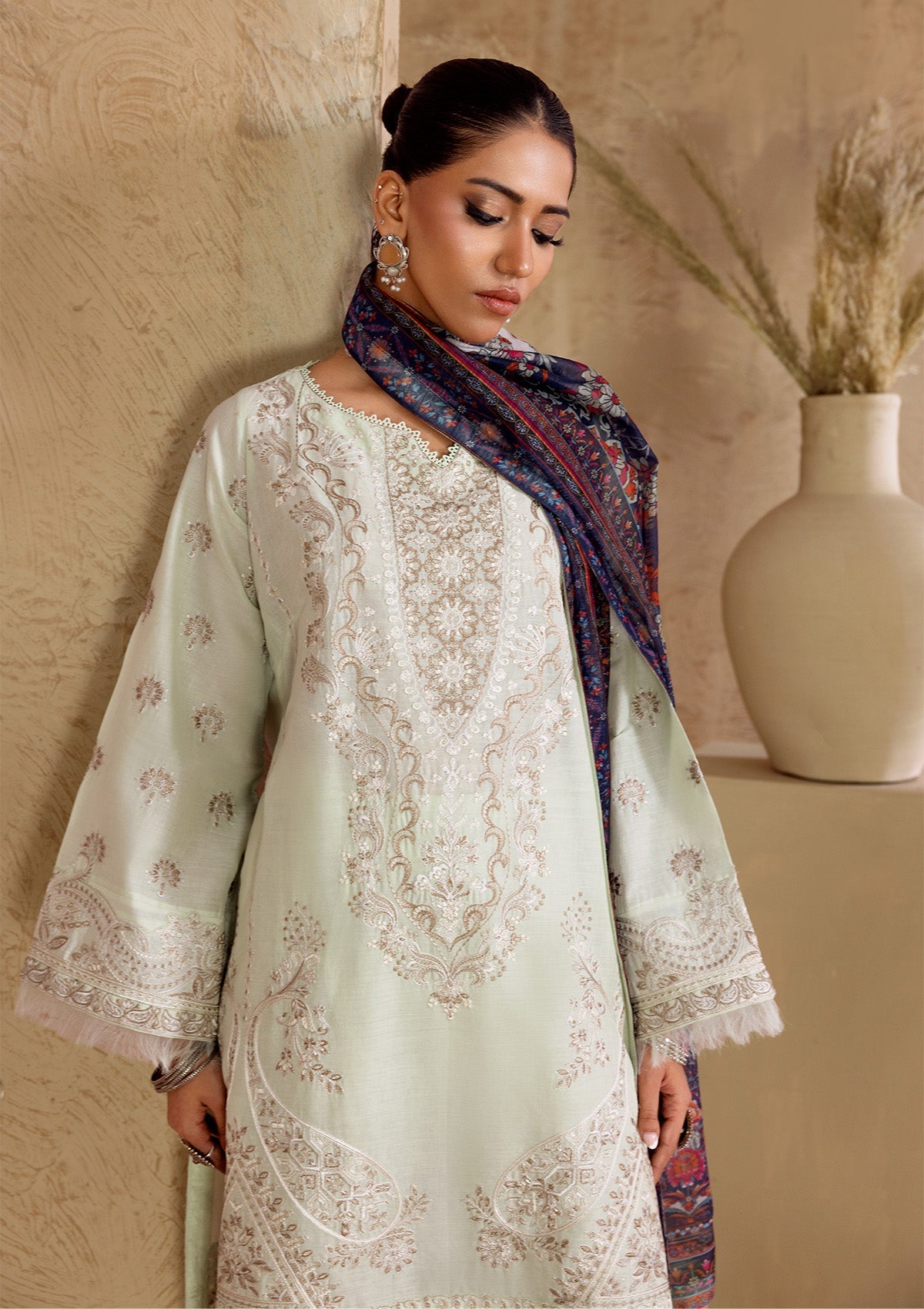 Aik Atelier | RTW 25 | LOOK 10 M Pastel Mint Lawn