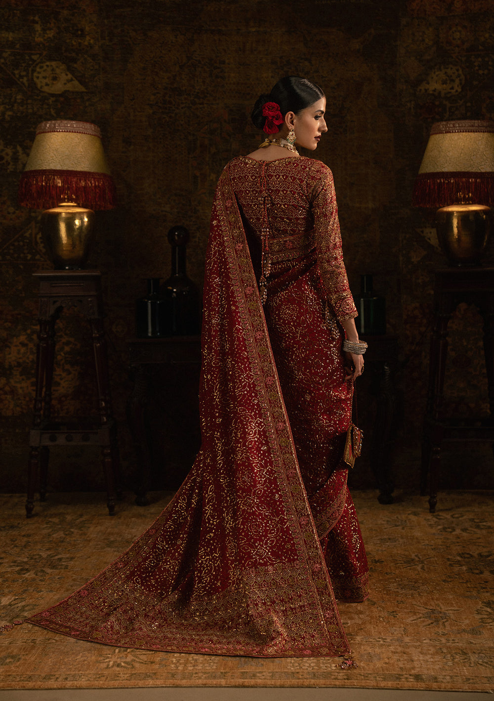Aik Atelier | Sari Edit 25 | LOOK 01 - Pakistani Designer Dress - by Aik Atelier - Type : Ladies Clothes - 100% Original at Saira Sultan