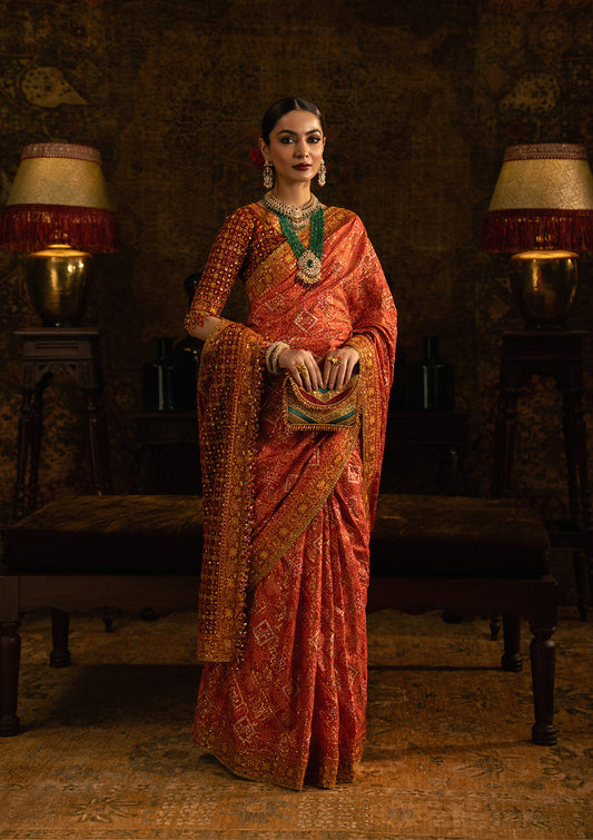 Aik Atelier | Sari Edit 25 | LOOK 02 - Pakistani Designer Dress - by Aik Atelier - Type : Ladies Clothes - 100% Original at Saira Sultan