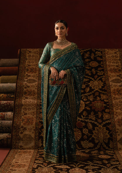Aik Atelier | Sari Edit 25 | LOOK 03 - Pakistani Designer Dress - by Aik Atelier - Type : Ladies Clothes - 100% Original at Saira Sultan