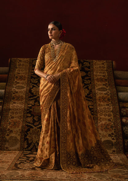 Aik Atelier | Sari Edit 25 | LOOK 04 - Pakistani Designer Dress - by Aik Atelier - Type : Ladies Clothes - 100% Original at Saira Sultan