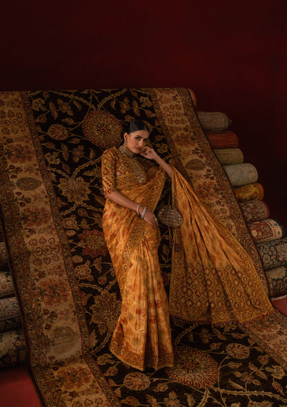 Aik Atelier | Sari Edit 25 | LOOK 04 - Pakistani Designer Dress - by Aik Atelier - Type : Ladies Clothes - 100% Original at Saira Sultan