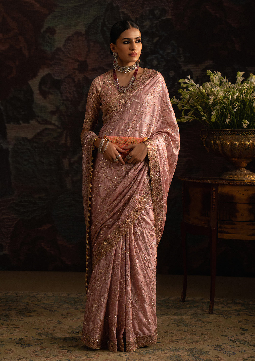 Aik Atelier | Sari Edit 25 | LOOK 06 - Pakistani Designer Dress - by Aik Atelier - Type : Ladies Clothes - 100% Original at Saira Sultan