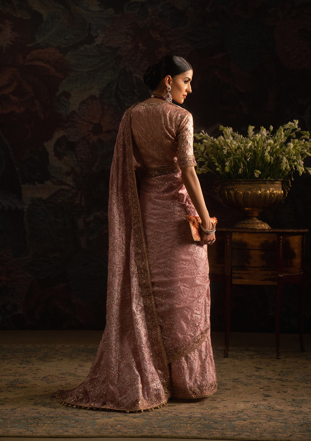 Aik Atelier | Sari Edit 25 | LOOK 06 - Pakistani Designer Dress - by Aik Atelier - Type : Ladies Clothes - 100% Original at Saira Sultan