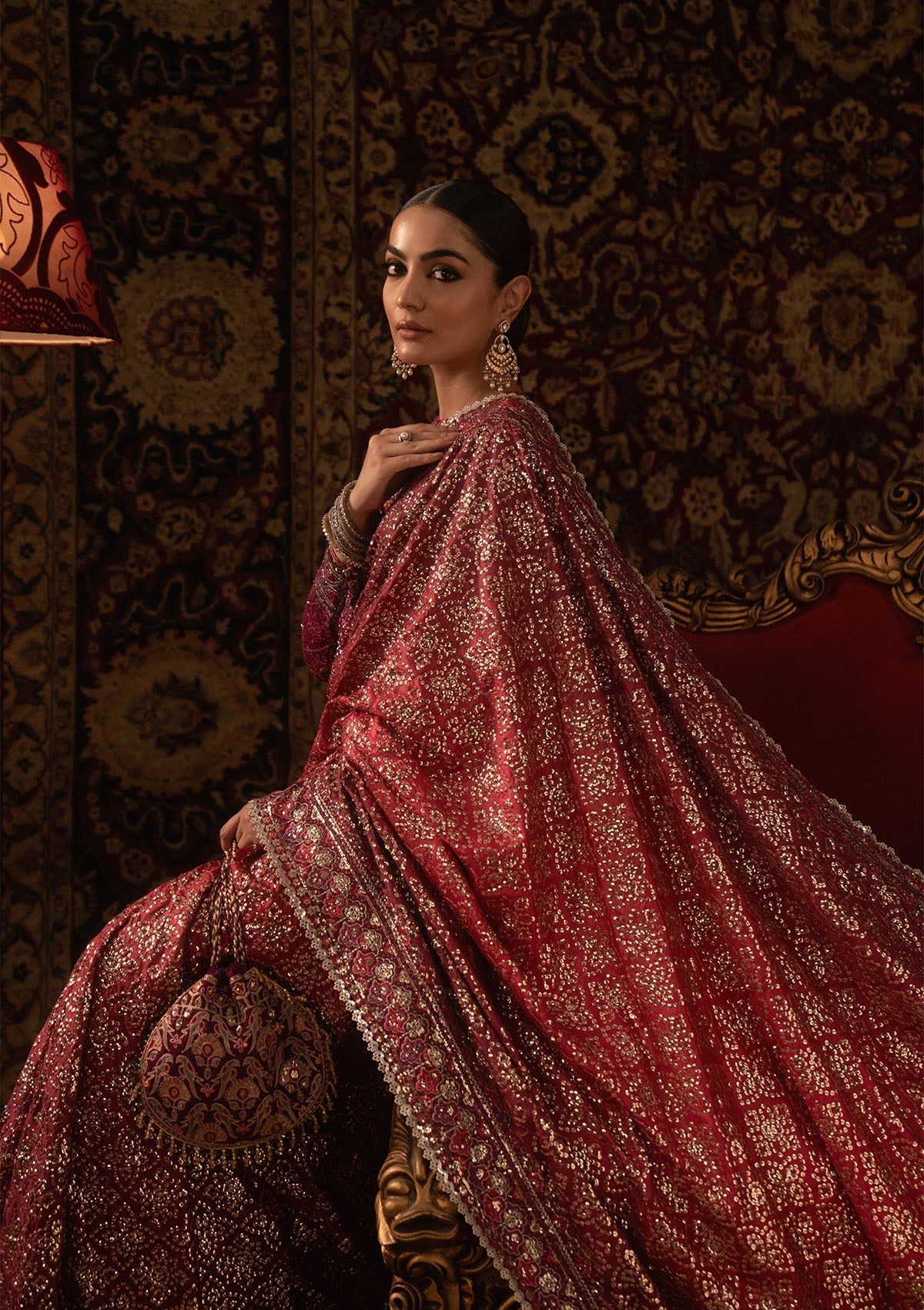 Aik Atelier | Sari Edit 25 | LOOK 08 - Pakistani Designer Dress - by Aik Atelier - Type : Ladies Clothes - 100% Original at Saira Sultan
