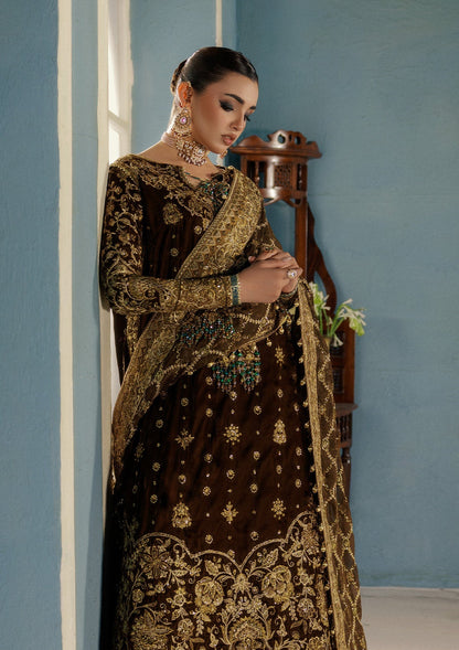 Aik Atelier | Udaipur Velvet 25 | LOOK 01 - Pakistani Designer Dress - by Aik Atelier - Type : Ladies Clothes - 100% Original at Saira Sultan