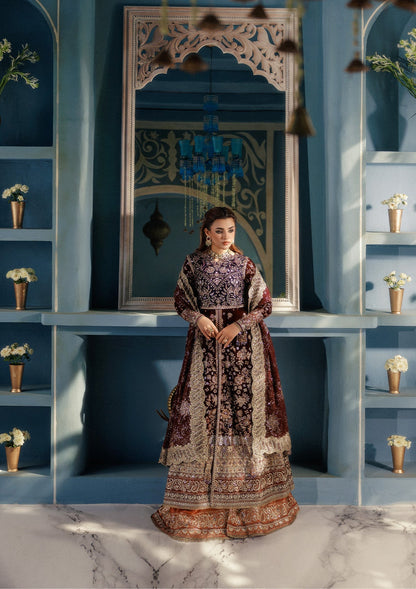 Aik Atelier | Udaipur Velvet 25 | LOOK 03 - Pakistani Designer Dress - by Aik Atelier - Type : Ladies Clothes - 100% Original at Saira Sultan